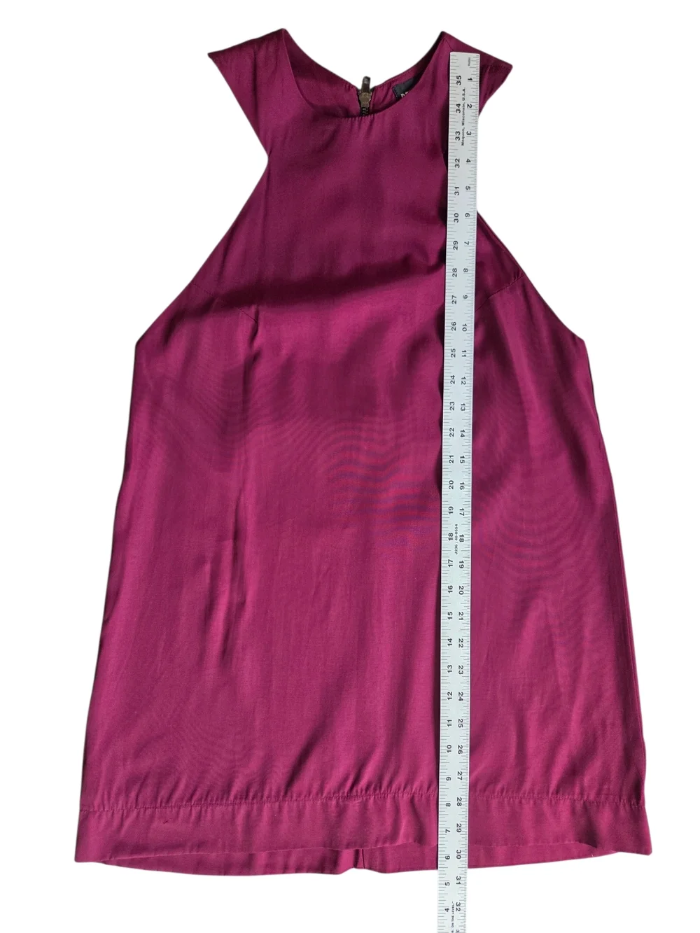 Reformation X Urban Renewal Burgundy Tank Cocktail Shift Dress Small - Picture 7 of 8